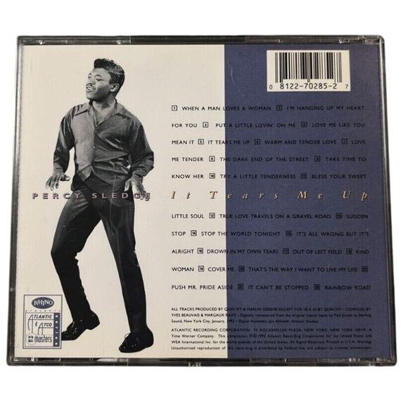The Best of Percy Sledge - It Tears Me Up (1992, CD) VERY GOOD - Picture 2 of 4